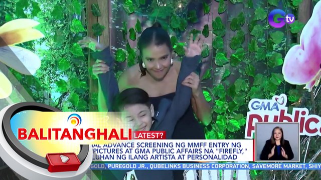Special Advance Screening ng MMFF Entry ng GMA Pictures at GMA Public Affairs na Firefly, dinaluhan ng ilang artista at personalidad | BT