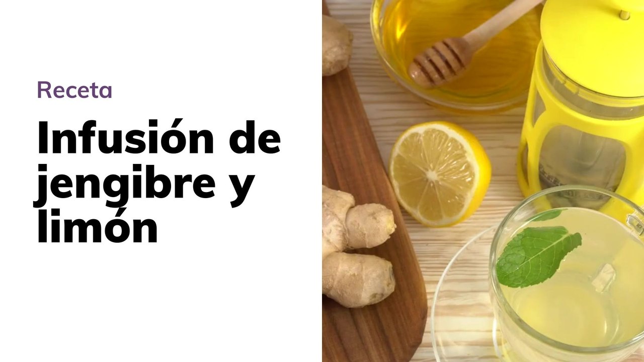 Infusión de jengibre y limón