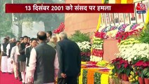 PM Modi pays tribute to martyrs of parliament terror attack