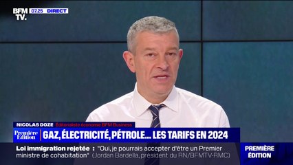 ÉDITO - Gaz, électricité, pétrole... "Il n'y aura pas de choc énergétique en 2024 mais on ne retrouvera pas les prix d'il y a quatre ans"