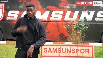 Samsunspor'un Çadlı forveti Marius Mouandilmadji: 'Hedefimiz Süper Lig'de kalmak'