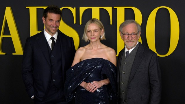 Bradley Cooper, Carey Mulligan, Steven Spielberg attend Netflix's Maestro Los Angeles special screening black carpet