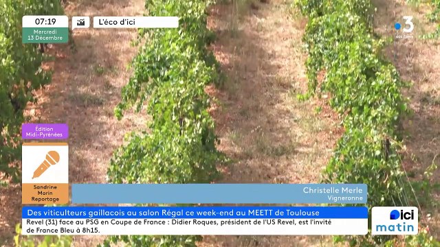 L'ECO d'ICI chez des viticulteurs tarnais