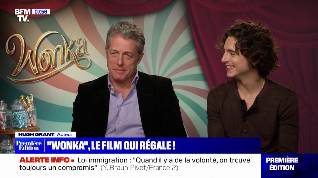 C'était un énorme défi : Wonka , avec Timothée Chalamet et Hugh Grant, sort ce mercredi en salles