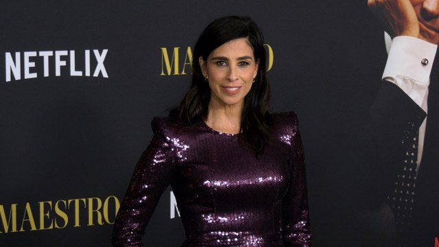 Sarah Silverman attends Netflix's Maestro Los Angeles special screening black carpet
