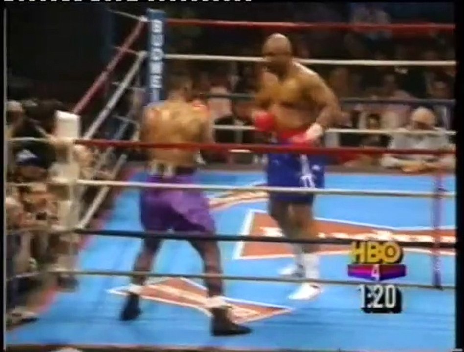 George Foreman Vs Alex Stewart - boxing - heavyweights