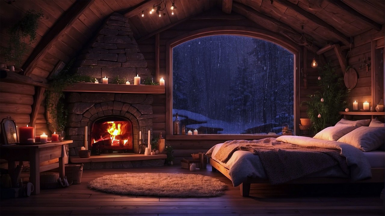 Go to Sleep with Rain on Window.. Relaxing Rain Sounds for Sleeping, Insomnia, Meditaion, Stady...