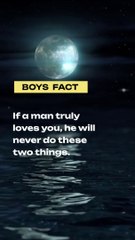 If a man truly loves you, he will never do these two things.