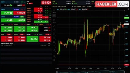 Yükselişini sürdüren dolar 29,05'ten işlem görüyor