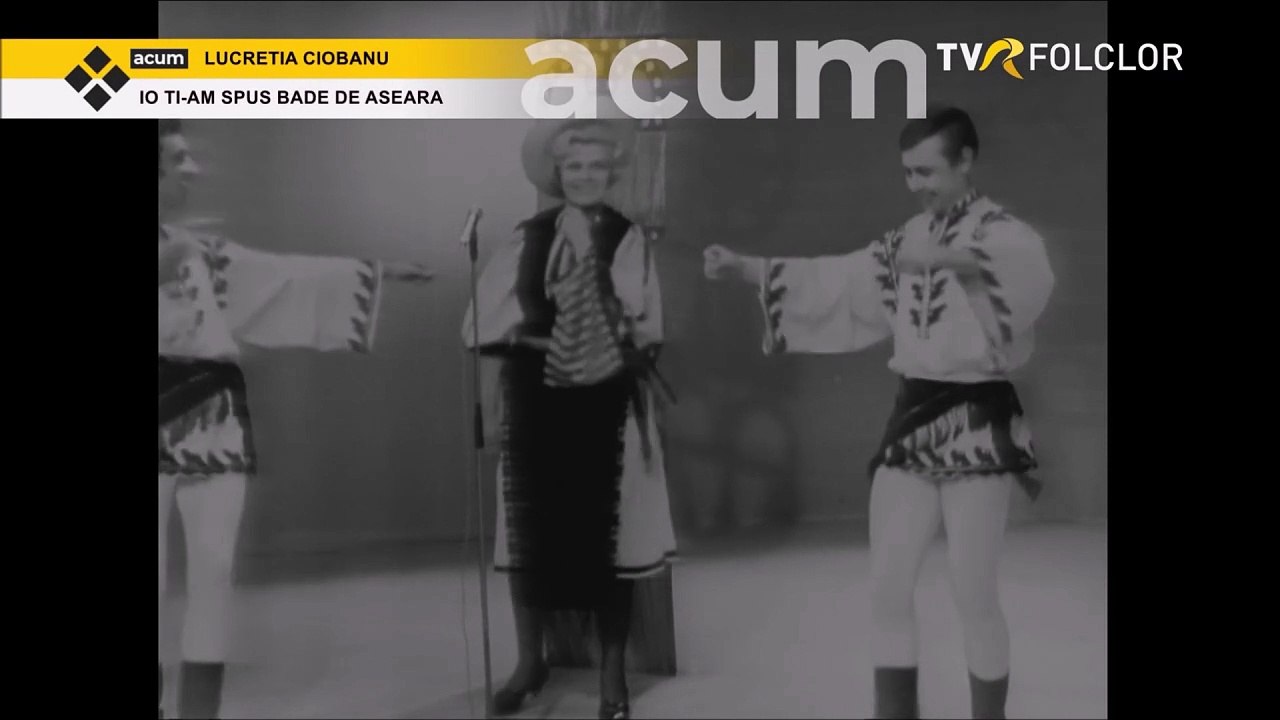 Lucretia Ciobanu - Eu ti-am spus, bade, de-aseara (arhiva TVR)