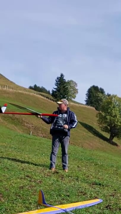 Avatar F3F  Start am Südhang