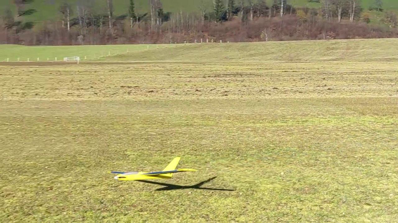 Nurflügel Habicht, Landung mit eingesprungenem Rittberger