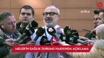 Başhekim Dr. Mehmet Yörübulut, taburcu olan hakem Halil Umut Meler’in sağlık durumu ile ilgili açıklama yaptı