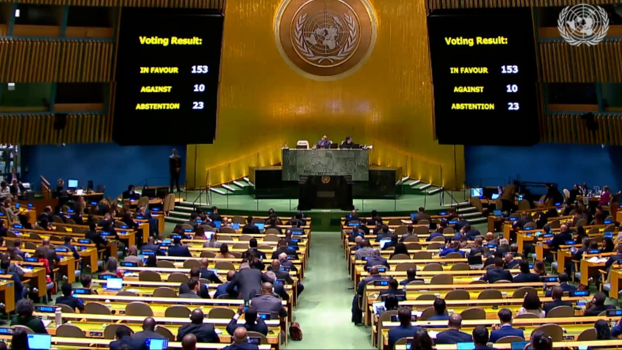 La ONU aprueba una resolución que pide un "alto el fuego inmediato" en Gaza