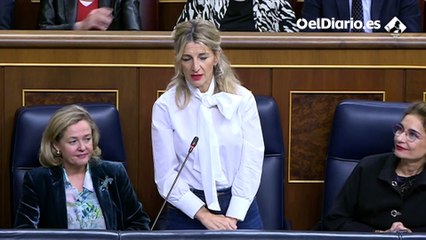 Yolanda Díaz, a Tellado: “Usted está aquí para el insulto”