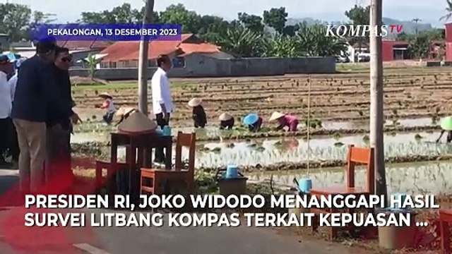 Jokowi Tanggapi Hasil Survei Litbang Kompas Terkait Tingkat Kepuasan Publik Terhadap Kinerjanya