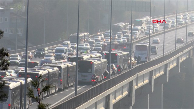 15 Temmuz Şehitler Köprüsü'nde zincirleme kaza