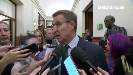Feijóo critica el pacto PSN-EH Bildu para la alcaldía de Pamplona: "Nos han vuelto a engañar"