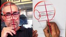 My Best Way to Draw My Self Portrait Using the Loomis Method | Sebii