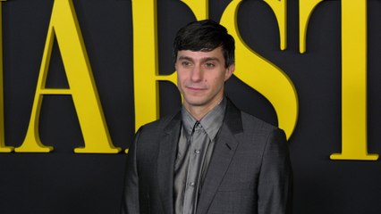 Gideon Glick attends Netflix's "Maestro" Los Angeles special screening black carpet