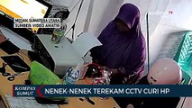 Seorang Nenek di Medan Terekam CCTV Saat Mencuri Telepon Genggam