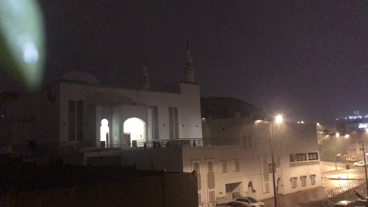Rain in Mecca on 12-12-2023 beautiful day