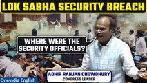 Lok Sabha Security Breach on Parliament Attack Anniversary: Adhir Ranjan Questions the Security
