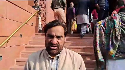 संसद में 'संकट मोचक' बने राजस्थान के 'हनुमान', दिखाई दिलेरी- अनजान शख्स को दबोचा