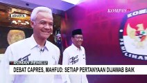Cawapres Mahfud MD soal Performa Capres Ganjar Pranowo di Debat Pilpres: Pertanyaan Dijawab Baik