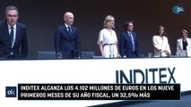 Inditex alcanza los 4.102 millones de euros en los nueve primeros meses de su año fiscal, un 32,5% más