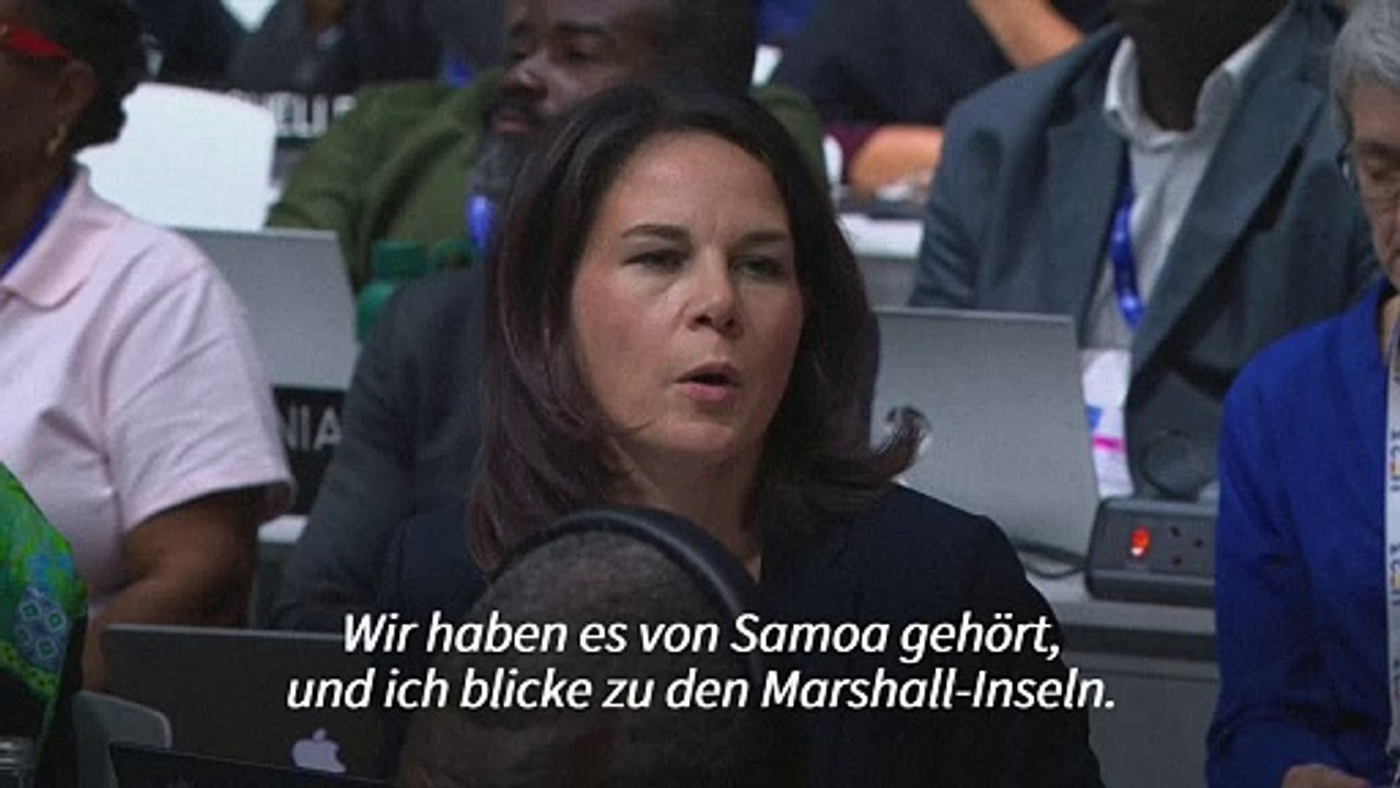 Baerbock: beschluss der weltklimakonferenz "erst der startpunkt"