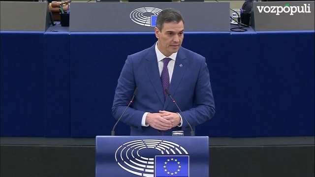 Sánchez en la Eurocámara: Basta a la muerte de civiles en Gaza. Los bombardeos deben cesar inmediatamente