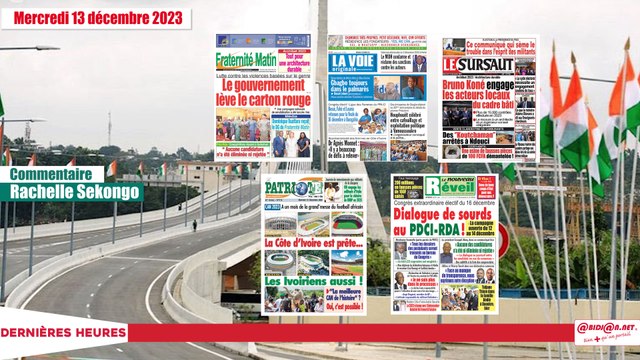 Titrologue mercredi 13 décembre 2023/Congrès électif du 16 décembre Dialogue de sourds au PDCI-RDA