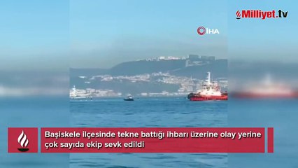 Kocaeli'de tekne battı! Ekipler bölgeye sevk edili
