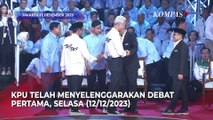 Ini Momen Hangat 3 Cawapres Muhaimin, Gibran dan Mahfud Pelukan Usai Debat di KPU