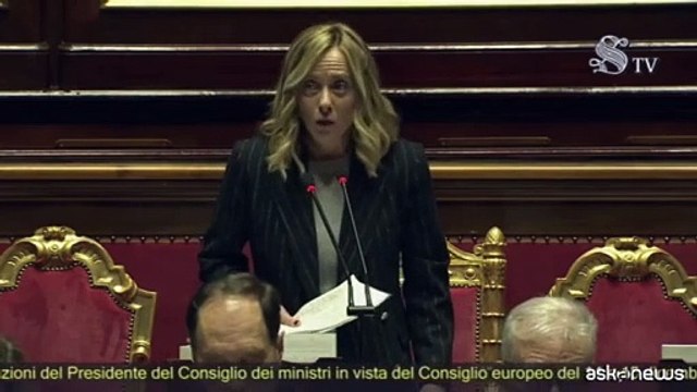 Meloni in Senato: fiera del lavoro sul Pnrr, abbiamo una strategia