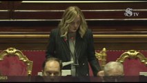 Meloni in Senato: fiera del lavoro sul Pnrr, abbiamo una strategia