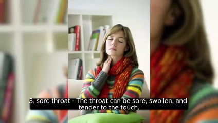 Common signs and symptoms of tonsillitis
