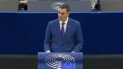 Sánchez: "Señor Weber, ¿qué sabe usted de las políticas de Vox con el PP? ¿sería su plan también en Alemania devolver a las calles los nombres del Tercer Reich?"