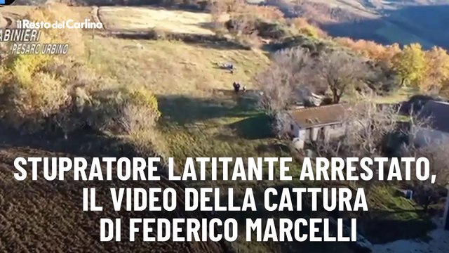 Stupratore latitante arrestato, il video della cattura di Federico Marcelli