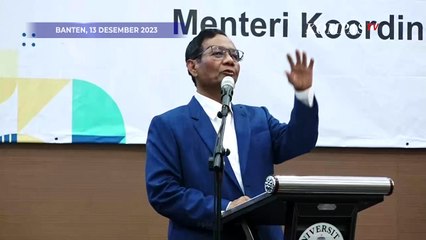 Saat Mahfud Ungkit Ucapan Prabowo Indonesia Bubar 2030