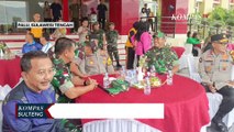 Kodam XIII Merdeka dan Polda Sulteng Perkuat Sinergitas Pengamanan Pemilu 2024