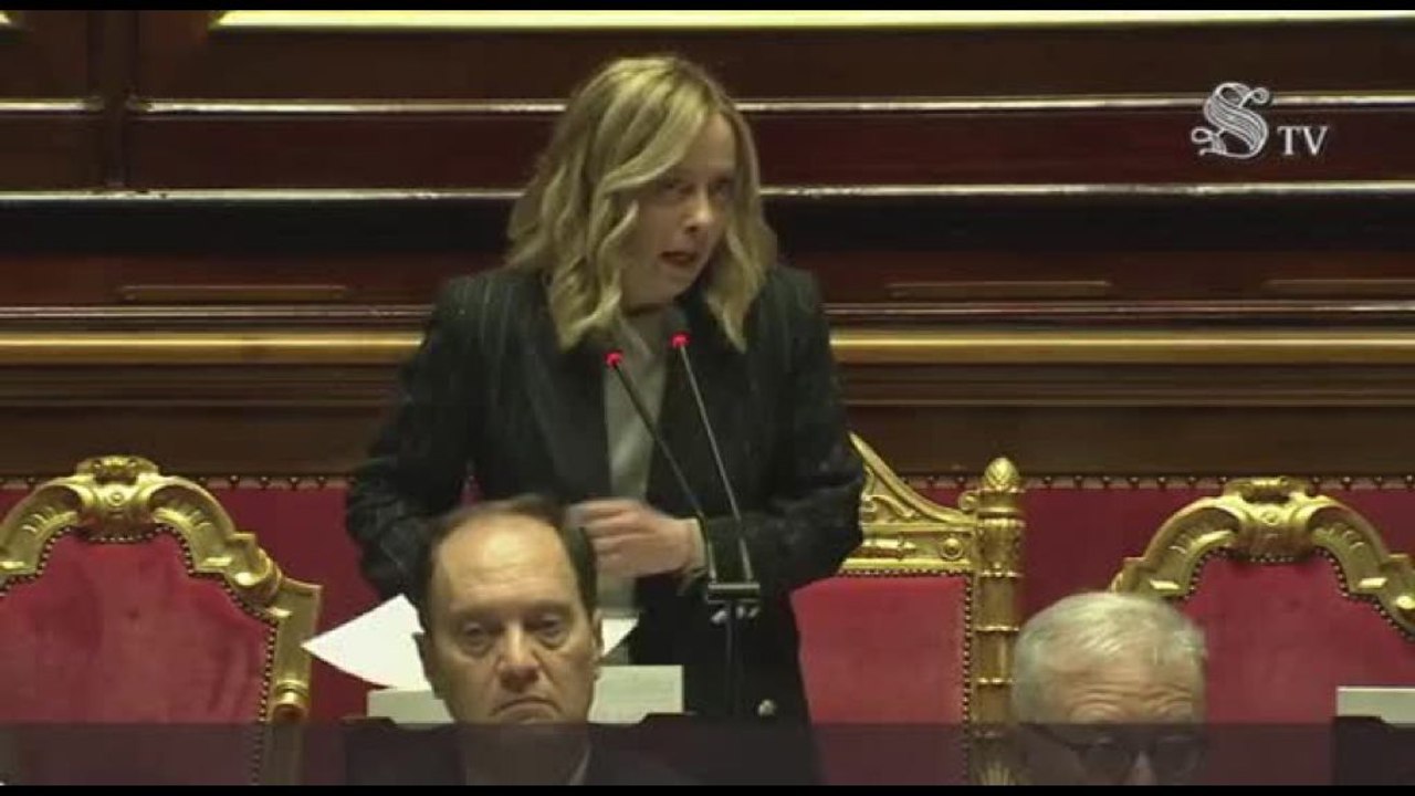 Si scalda il clima in Senato. Meloni: "Rispondete in replica"