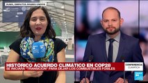 Informe desde Dubái: texto final de la COP28 llama a dejar atrás los combustibles fósiles