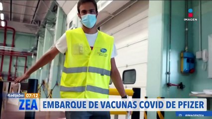 Primer embarque de la vacuna contra Covid-19 de Pfizer llegará esta semana a México