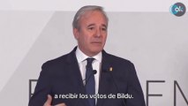 Azcón llama a la movilización de Navarra por el pacto PSOE-Bildu en Pamplona: «Aragón estará con ellos»