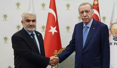 Cumhurbaşkanı Erdoğan, HÜDA PAR Genel Başkanı Zekeriya Yapıcıoğlu'nu kabul etti