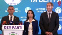 Özgür Özel'den DEM Partisi'ne ziyaret: Liderler ortak basın toplantısında konuştu