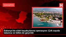 Sakarya'da silah kaçakçılarına operasyon: Çok sayıda tabanca ve tüfek ele geçirildi