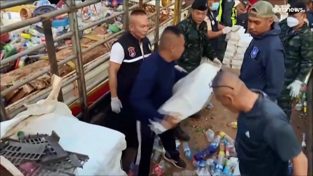 فيديو: شرطة تايلاند تضبط 50 مليون من أقراص الميثامفيتامين بالقرب من الحدود مع ميانمار